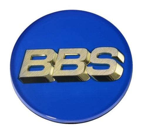 BBS Center Cap 70.6mm Blue/Gold (3-Tab) - Miami AutoSport Technik