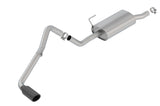 Borla 05-19 Nissan Frontier 4.0L V6 AT/MT Regular Cab S-type Exhaust (2wd/4wd) - Black Chrome Tip - Miami AutoSport Technik