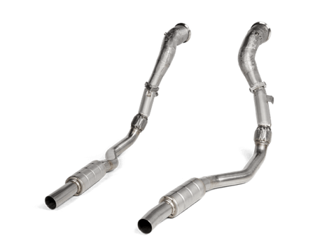 Akrapovic 2020 Audi RS6 Avant (C8) DownPipe (SS) w/Link Pipe Set (Does Not Fit w/L-AU/SS/6) - Miami AutoSport Technik