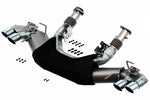 Borla 2020 Chevrolet Corvette C8 6.2L S-Type Exhaust System Dual Round A/C Tips 4inx 4.75in - Miami AutoSport Technik