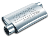 Borla Universal Pro-XS Oval 2in Inlet/Outlet Offset/Offset Notched Muffler - Miami AutoSport Technik