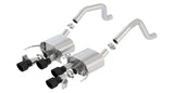 Borla 2015+ Chevy Corvette C7 Z06 6.2L Axle Back ATAK Exhaust Black Quad Tips w/o AFM w/ NPP - Miami AutoSport Technik