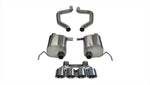 Corsa 2015 Corvette Z06 2.75in Axle Back Exhaust Polished Dual Rear Exit Quad 4.5in Tip (Sport) - Miami AutoSport Technik