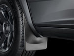 WeatherTech 2019+ Chevrolet Silverado 1500 Crew Cab No Drill MudFlaps - Black - Miami AutoSport Technik