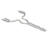 MagnaFlow Cat Back, SS, 3in, Street, Dual Split Polished 4.5in Tips 2015 Ford Mustang GT V8 5.0L - Miami AutoSport Technik