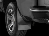 WeatherTech 19+ Dodge Ram w/o Factory Flares Rear No Drill Mudflaps - Black - Miami AutoSport Technik