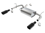 Borla 12-16 Jeep Wrangler 3.6AT/MT 4WD 2+4DR S/ SQ /RL/AC SR 2.5in, 2in Tip 3.5 sqx8 Black Chrome - Miami AutoSport Technik