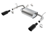 Borla 12-16 Jeep Wrangler 3.6AT/MT 4WD 2+4DR S/ SQ /RL/AC SR 2.5in, 2in Tip 3.5 sqx8 Black Chrome - Miami AutoSport Technik
