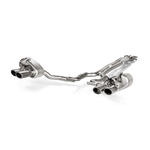 Akrapovic 17-18 Porsche Panamera Turbo Evolution Line Cat Back (Titanium) (Tips Not Incl.) - Miami AutoSport Technik