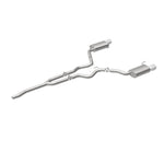MagnaFlow Cat Back, SS, 2.5in, Street, Dual Split Polished 4.5in Tips 2015 Ford Mustang Ecoboost - Miami AutoSport Technik