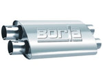 Borla Universal ProXS Muffler - Oval Dual/Dual Inlet/Outlet 2.5in Tubing 19inx4inx9.5in Case - Miami AutoSport Technik