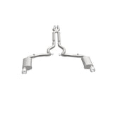 MagnaFlow Cat Back, SS, 3in, Street, Dual Split Polished 4.5in Tips 2015 Ford Mustang GT V8 5.0L - Miami AutoSport Technik