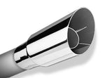 Borla Universal Polished Tip Single Round Angle-Cut (inlet 2 1/2in. Outlet 3 1/2in) *NO Returns* - Miami AutoSport Technik