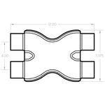 MagnaFlow Smooth Trans X 2.5/2.5 X 12 SS - Miami AutoSport Technik