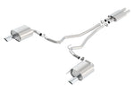 Borla ATAK Cat Back 15 Ford Mustang 3.7L V6 MT/AT 2.25in Pipe 4in Single Round Rolled Tips - Miami AutoSport Technik