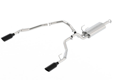 Borla 09-17 Ram 1500 5.7L V8 3in-2.5in Dual Out Pipe 5in Tip S-Type Exhaust Black Chrome - Miami AutoSport Technik