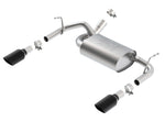 Borla 12-14 Jeep Wrangler JK 2/4Dr Rr Section ATAK Single Square Rlld Angle-Cut Black Chrome Exhaust - Miami AutoSport Technik