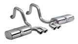 Corsa 97-04 Chevrolet Corvette C5 Z06 5.7L V8 Polished Sport Axle-Back Exhaust - Miami AutoSport Technik