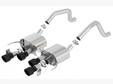 Borla 2015+ Chevy Corvette C7 Z06 6.2L Axle Back ATAK Exhaust Black Quad Tips w/o AFM w/ NPP - Miami AutoSport Technik