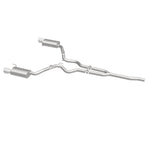 MagnaFlow Cat Back, SS, 2.5in, Street, Dual Split Polished 4.5in Tips 2015 Ford Mustang Ecoboost - Miami AutoSport Technik