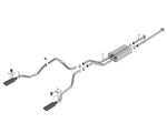 Borla 14-18 Toyota Tundra 4.6L/5.7L V8 AT 2&4WD Crew Max Cat-Back Touring Exhaust - Black Chrome Tip - Miami AutoSport Technik