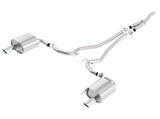 Borla Atak Cat Back 15-17 Ford Mustang 2.3L EcoBoost MT/AT 2.25in pipe 4in tip - Miami AutoSport Technik