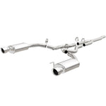 MagnaFlow Cat Back, SS, 2.5in, Street, Dual Split Polished 4.5in Tips 2015 Ford Mustang Ecoboost - Miami AutoSport Technik