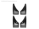 WeatherTech 00-06 Chevrolet Suburban No Drill Mudflaps - Black - Miami AutoSport Technik