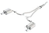 Borla Atak Cat Back 15-17 Ford Mustang 2.3L EcoBoost MT/AT 2.25in pipe 4in tip - Miami AutoSport Technik