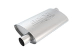 Borla Universal Pro-XS 3in Inlet//Outlet Offset/Offset 14x9 1/2 x 4 Muffler - Miami AutoSport Technik