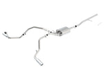 Borla 14 Silv/Sierra C/B Exh S-Type 1500 5.3L V8 AT/MT 2&4WD Ext Cab Split Side Exit - Miami AutoSport Technik