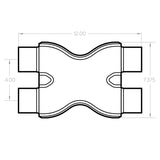 MagnaFlow Smooth Trans X 2.25/2.25 X 12 SS - Miami AutoSport Technik