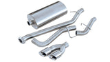 Corsa 02-07 GMC Sierra Reg. Cab/Short Bed 1500 4.8L V8 Polished Sport Cat-Back Exhaust - Miami AutoSport Technik
