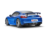 Akrapovic 16-16 Porsche Boxster Spyder / Cayman GT4 (981) Slip-On Line (Titanium) w/ Titanium Tips - Miami AutoSport Technik