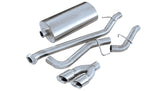 Corsa 02-07 GMC Sierra Reg. Cab/Short Bed 1500 4.8L V8 Polished Sport Cat-Back Exhaust - Miami AutoSport Technik