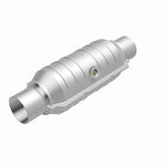MagnaFlow Conv Univ 2.5in Inlet/Outlet Center/Center Round 11in Body L x 5.125in W x 15in Overall L - Miami AutoSport Technik