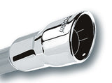 Borla 3in Inlet 4.25in Round Rolled Angle Cut x 4in Long Universal Exhaust Tips - Miami AutoSport Technik