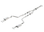 Borla 09-14 Dodge Challenger R/T 5.7L RWD 2Dr. Dual Rctgl. Angle S-Type CB Exhaust - Rear Split Exit - Miami AutoSport Technik