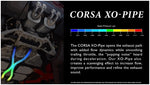 Corsa 97-04 Chevrolet Corvette C5 Z06 5.7L V8 XO Pipe Exhaust - Miami AutoSport Technik
