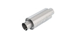 Borla Universal Resonator Option 3in Center/Center 5in Round x 10in - Notched Neck - Miami AutoSport Technik