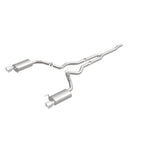 MagnaFlow Cat Back, SS, 2.5in, Street, Dual Split Polished 4.5in Tips 2015 Ford Mustang Ecoboost - Miami AutoSport Technik