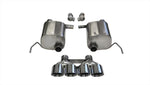 Corsa 2014 Corvette C7 Coupe 6.2L V8 AT/MT 2.75in Valve-Back Dual Rear Exit Polished Sport Exht - Miami AutoSport Technik