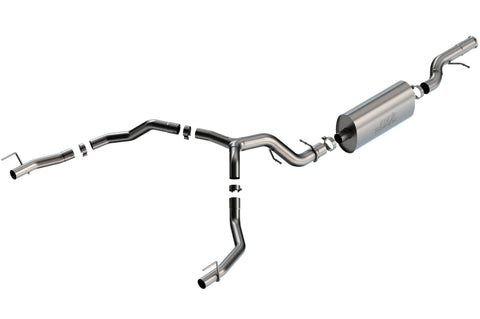 Borla 21-22 Cadillac Escalade 6.2L V8 2/4WD 4DR Touring Cat-Back Exhaust w/ Factory Bezel Tips - Miami AutoSport Technik