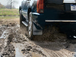 WeatherTech 07-13 Chevrolet Silverado No Drill Mudflaps - Black - Miami AutoSport Technik