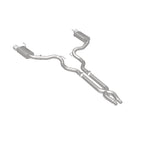 MagnaFlow Cat Back, SS, 3in, Street, Dual Split Polished 4.5in Tips 2015 Ford Mustang GT V8 5.0L - Miami AutoSport Technik