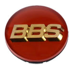 BBS Center Cap 70.6mm Red/Gold (3-tab) (56.24.073) - Miami AutoSport Technik
