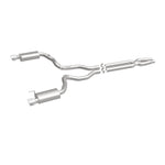 MagnaFlow Cat Back, SS, 3in, Street, Dual Split Polished 4.5in Tips 2015 Ford Mustang GT V8 5.0L - Miami AutoSport Technik