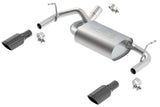 Borla 12-16 Jeep Wrangler 3.6AT/MT 4WD 2+4DR S/ SQ /RL/AC SR 2.5in, 2in Tip 3.5 sqx8 Black Chrome - Miami AutoSport Technik