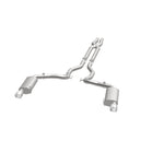 MagnaFlow Cat Back, SS, 3in, Street, Dual Split Polished 4.5in Tips 2015 Ford Mustang GT V8 5.0L - Miami AutoSport Technik