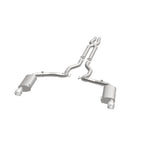 MagnaFlow Cat Back, SS, 3in, Street, Dual Split Polished 4.5in Tips 2015 Ford Mustang GT V8 5.0L - Miami AutoSport Technik